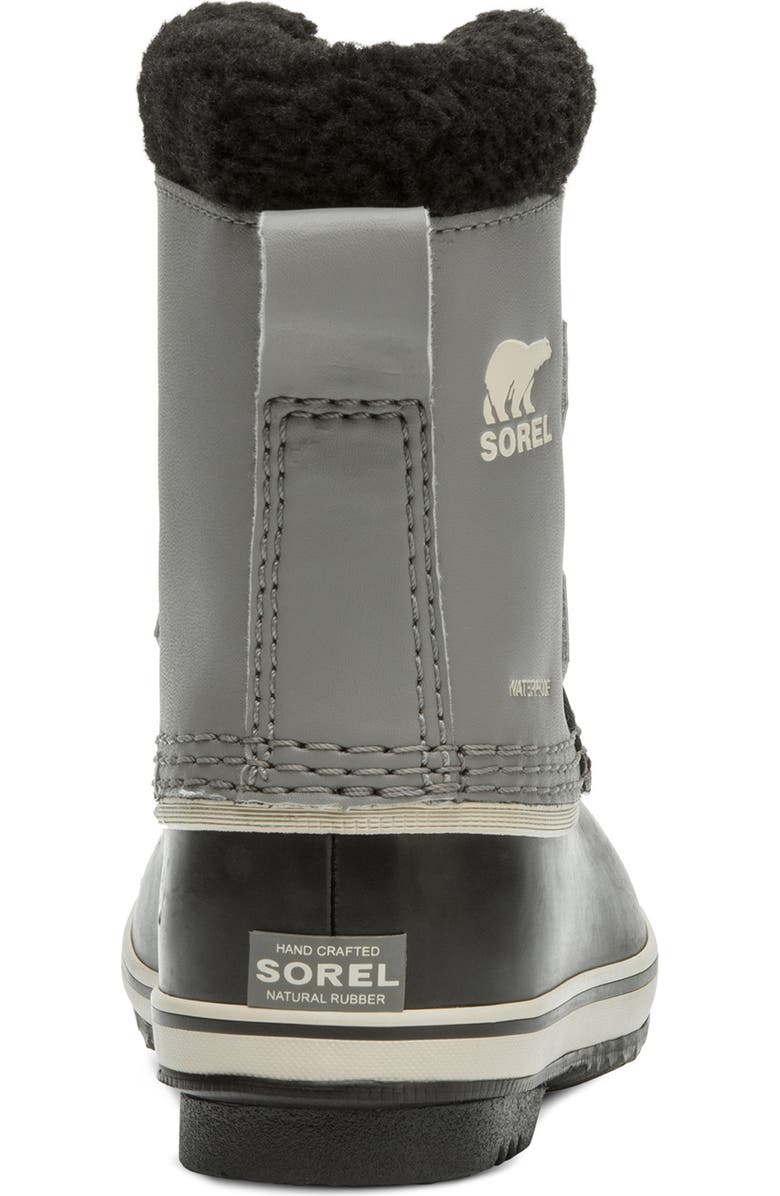 SOREL Kids' Yoot Pac Waterproof Snow Boot, Alternate, color, Quarry/ Black