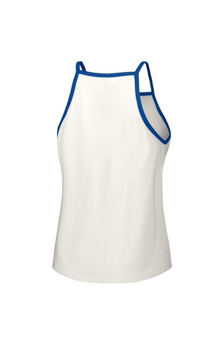 LUSSO Women's Lusso  White Chicago Cubs Nadine Halter Tank Top, Alternate, color, 