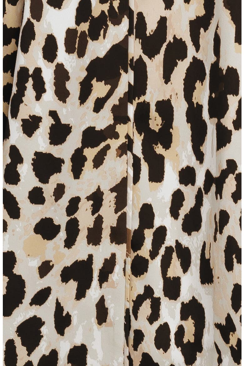 Leopard Print Maxi Dress, Alternate, color, IVORY