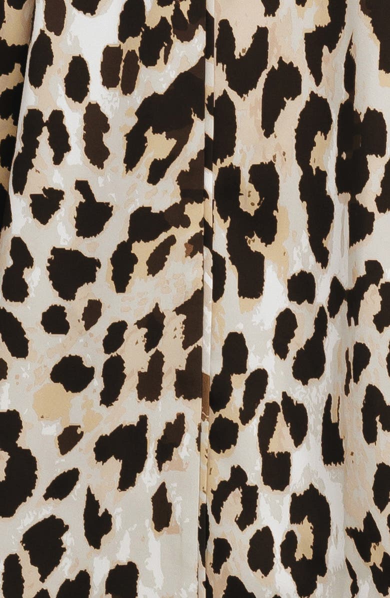 FLYING TOMATO Leopard Print Maxi Dress, Alternate, color, 