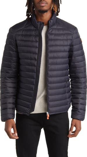 ブルゾン Save The Duck Quilted Black Puffer Jacket Save The Duck Alexander Quilted Water Resistant Insulated