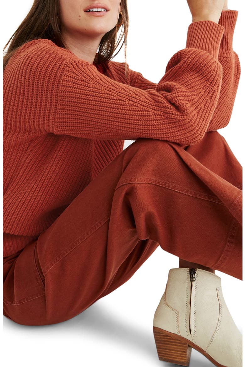 Fairbanks Pullover Sweater, Alternate, color, SOUTHWESTERN CLAY