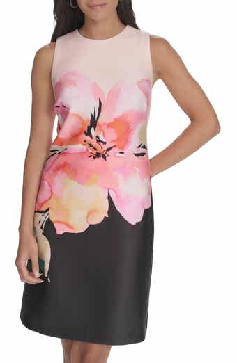 Big Floral Shift Dress