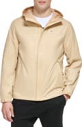 Tommy Hilfiger Nylon Hooded Quilted Rain Jacket