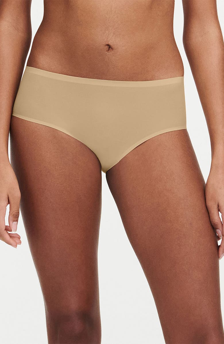 Chantelle Lingerie Soft Stretch Assorted 3-Pack Briefs, Alternate, color, Red/Beige/Black