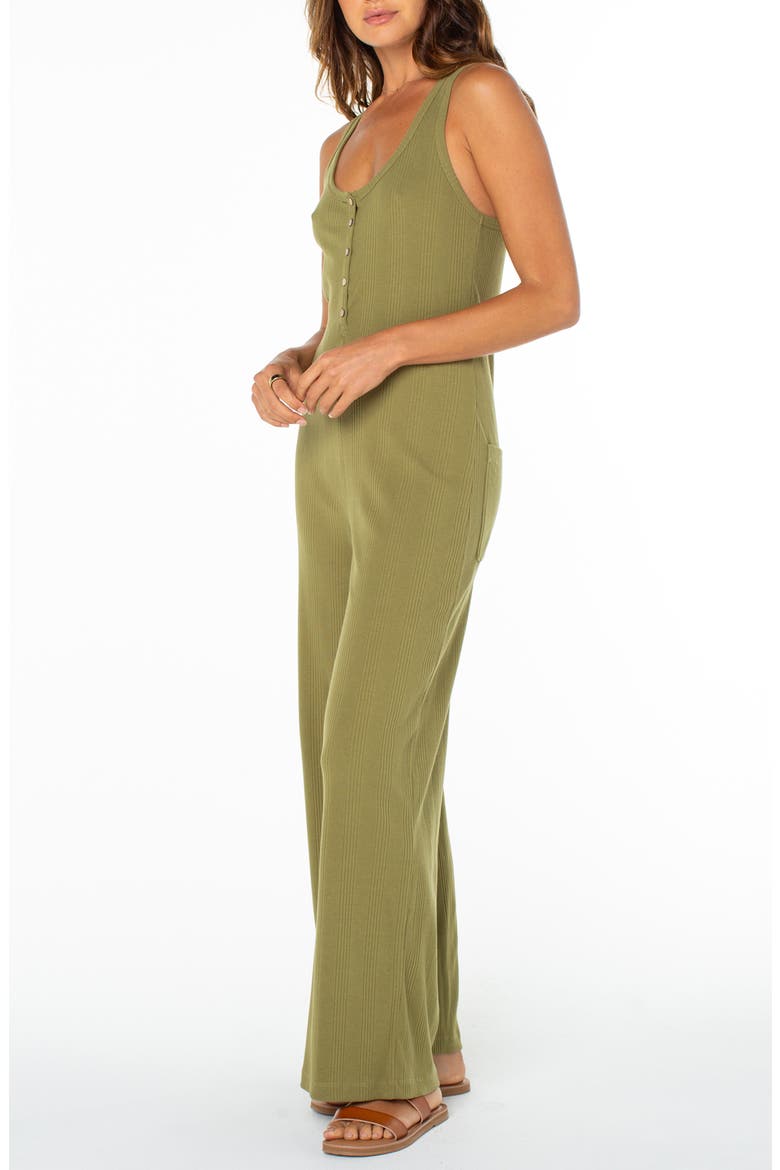 Running Tide Sleeveless Wide Leg Jumpsuit, Alternate, color, OLIV BRNCH