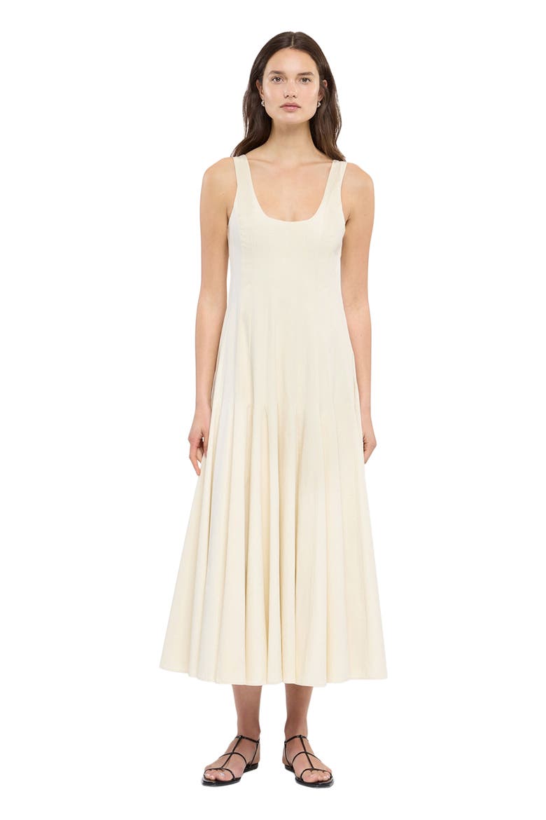 Tank Flare Dress, Main, color, OFF WHITE