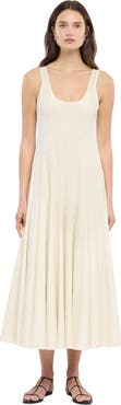 Another Tomorrow Tank Flare Dress