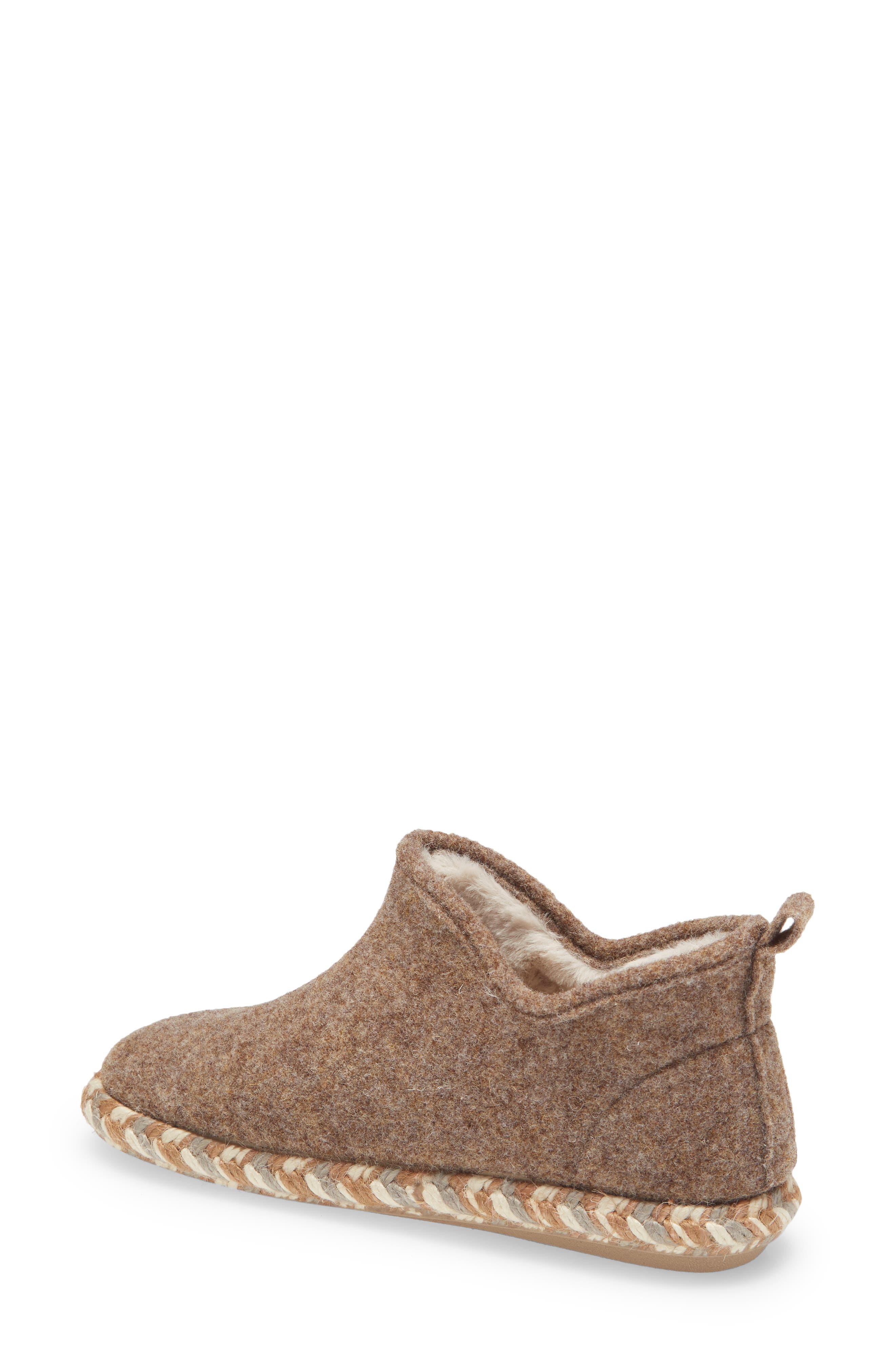 Toni Pons Maia Faux Fur Lined Scuff Slipper, Alternate, color, Taupe