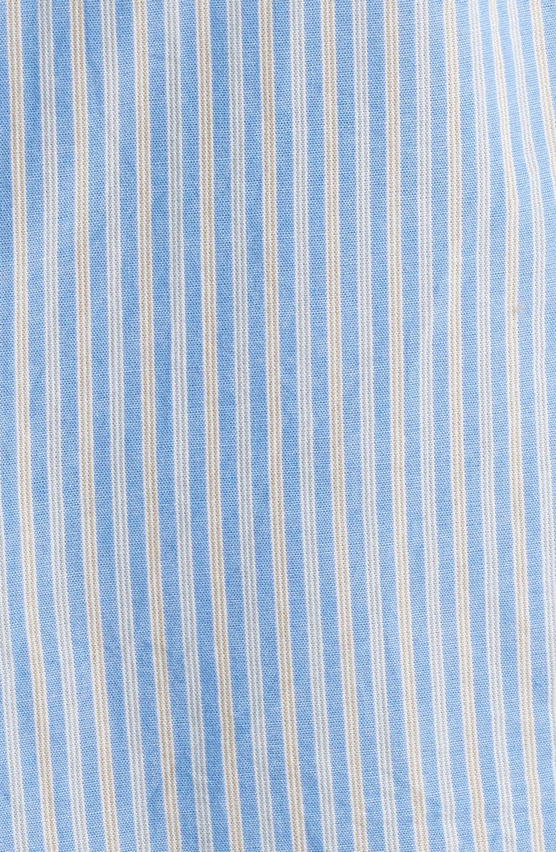 BDG Urban Outfitters Layered Stripe Cotton Button-Up Shirt, Alternate, color, Blue Stripe