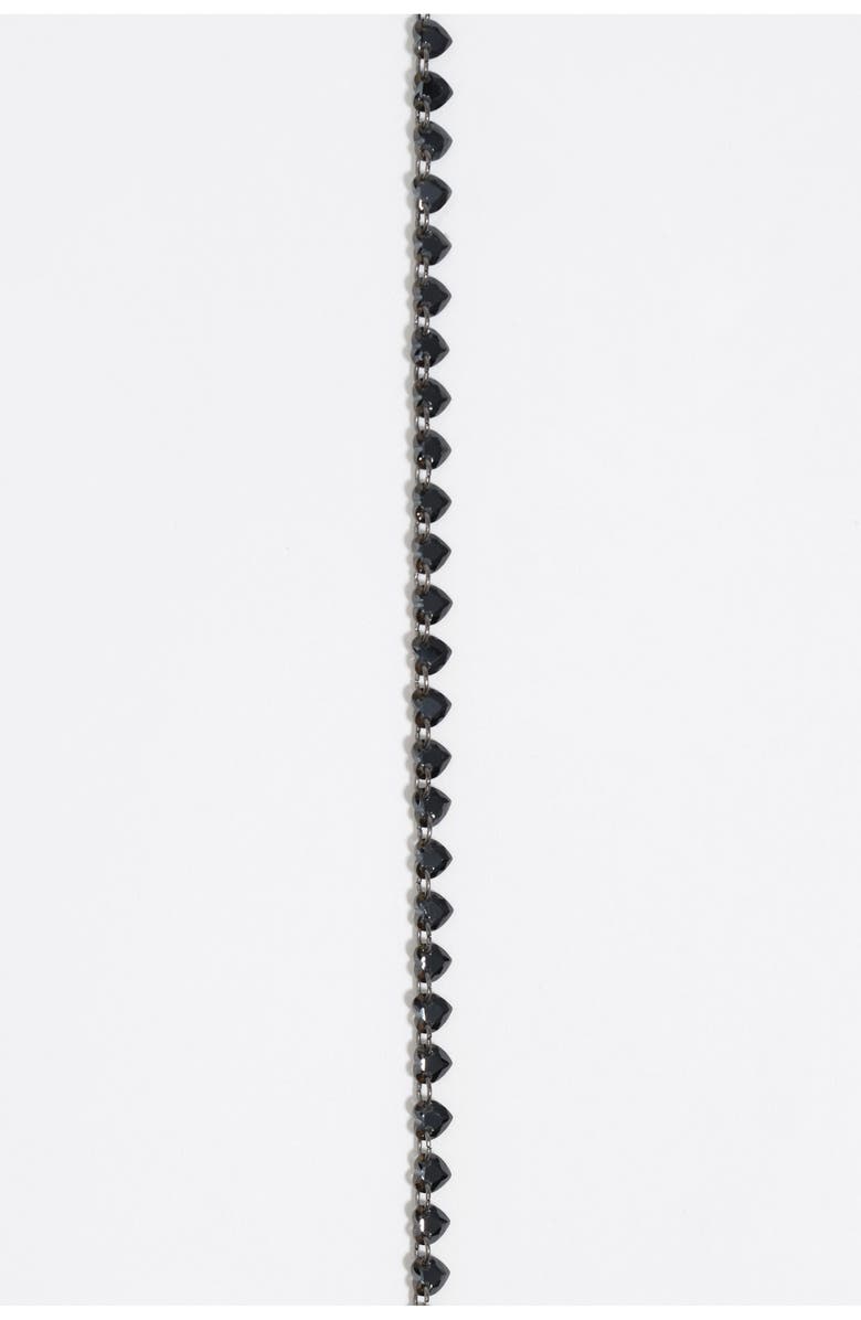 Bimba y Lola Hearts Necklace, Alternate, color, Black