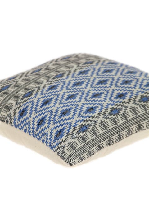 Chaka Transitional Beige Throw Pillow