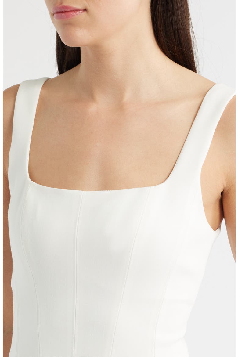 Birdie Sleeveless Bubble Minidress, Alternate, color, PORCELAIN