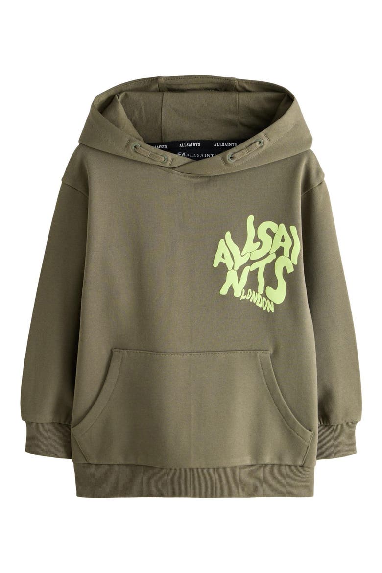 Kids' Orlando Graphic Hoodie, Main, color, KHAKI GREEN
