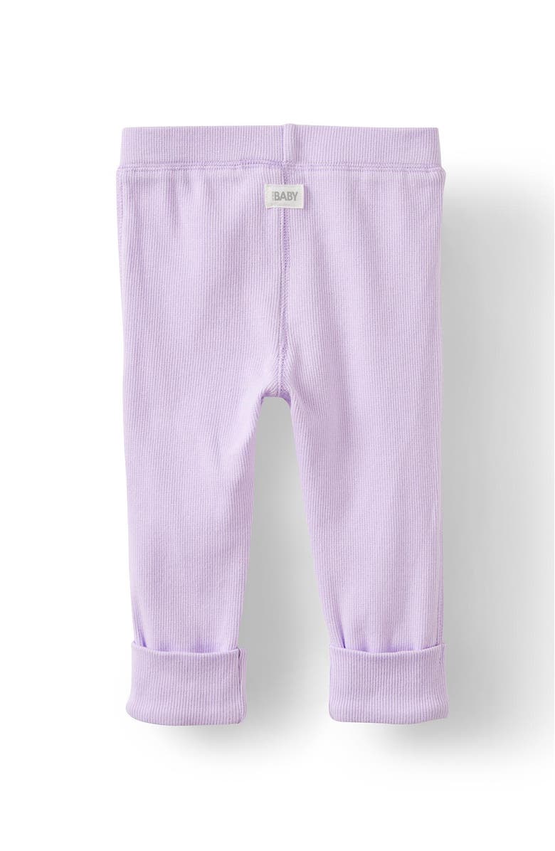 Cotton On Kids The Row Rib Skinny Legging, Alternate, color, Vintage Lilac