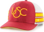 '47 Men's '47 Cardinal USC Trojans Straight Eight Adjustable Trucker Hat