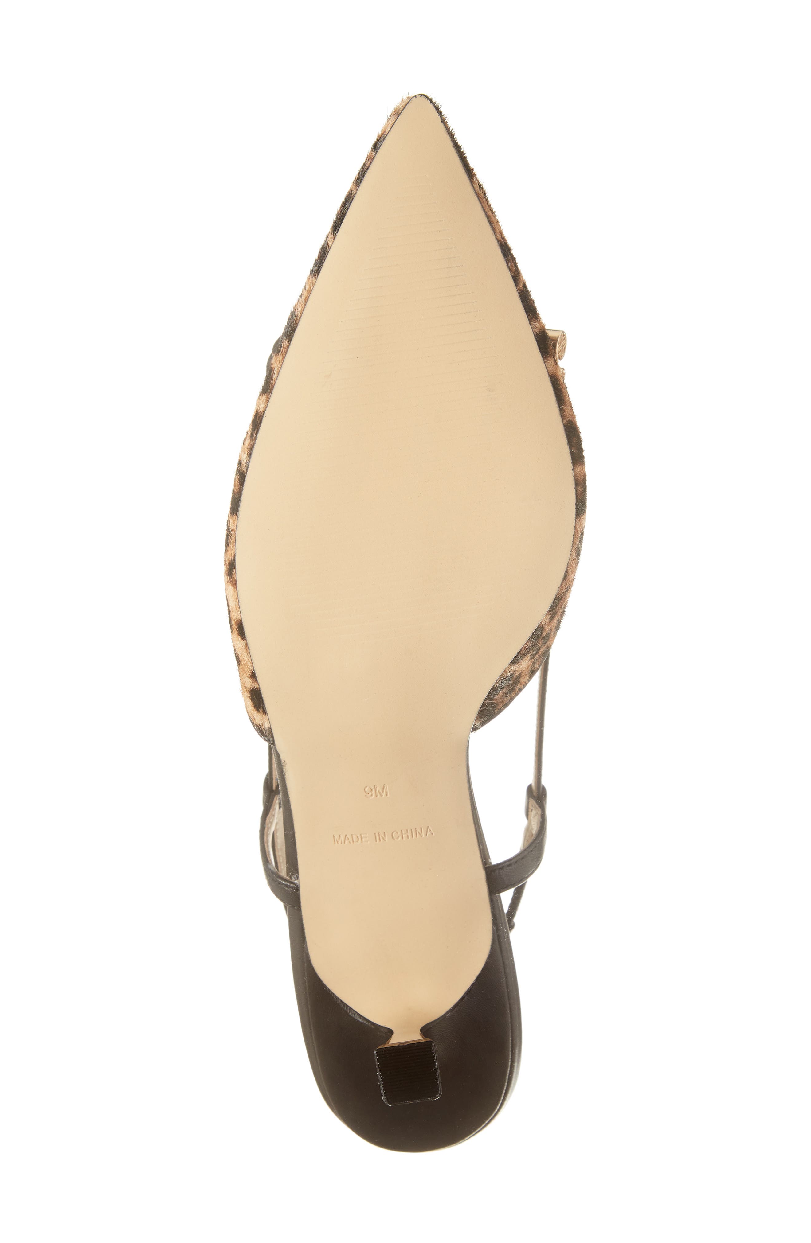 Lilly Pulitzer<sup>®</sup> Palma Genuine Calf Hair Slingback Pointed Toe Kitten Heel Pump, Alternate, color, 