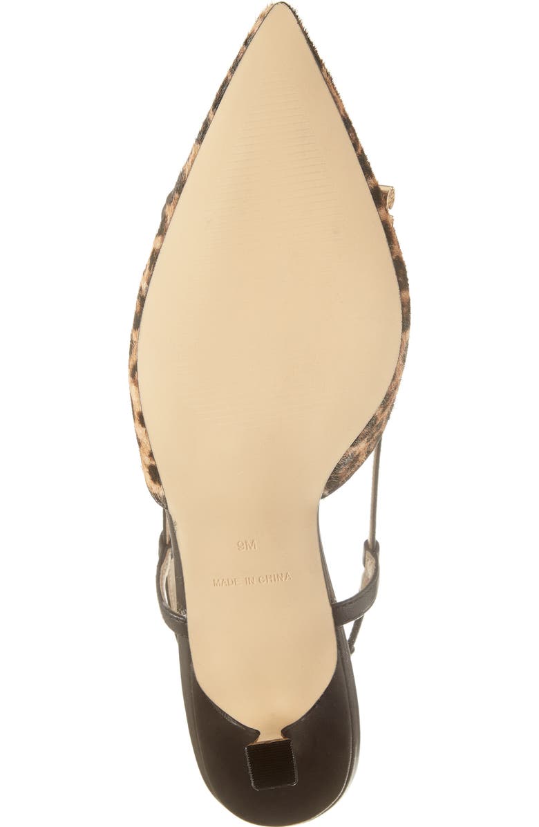 Lilly Pulitzer<sup>®</sup> Palma Genuine Calf Hair Slingback Pointed Toe Kitten Heel Pump, Alternate, color,