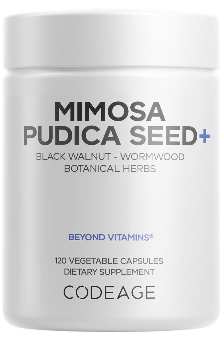 Codeage Organic Mimosa Pudica Seeds Supplement, Main, color, White