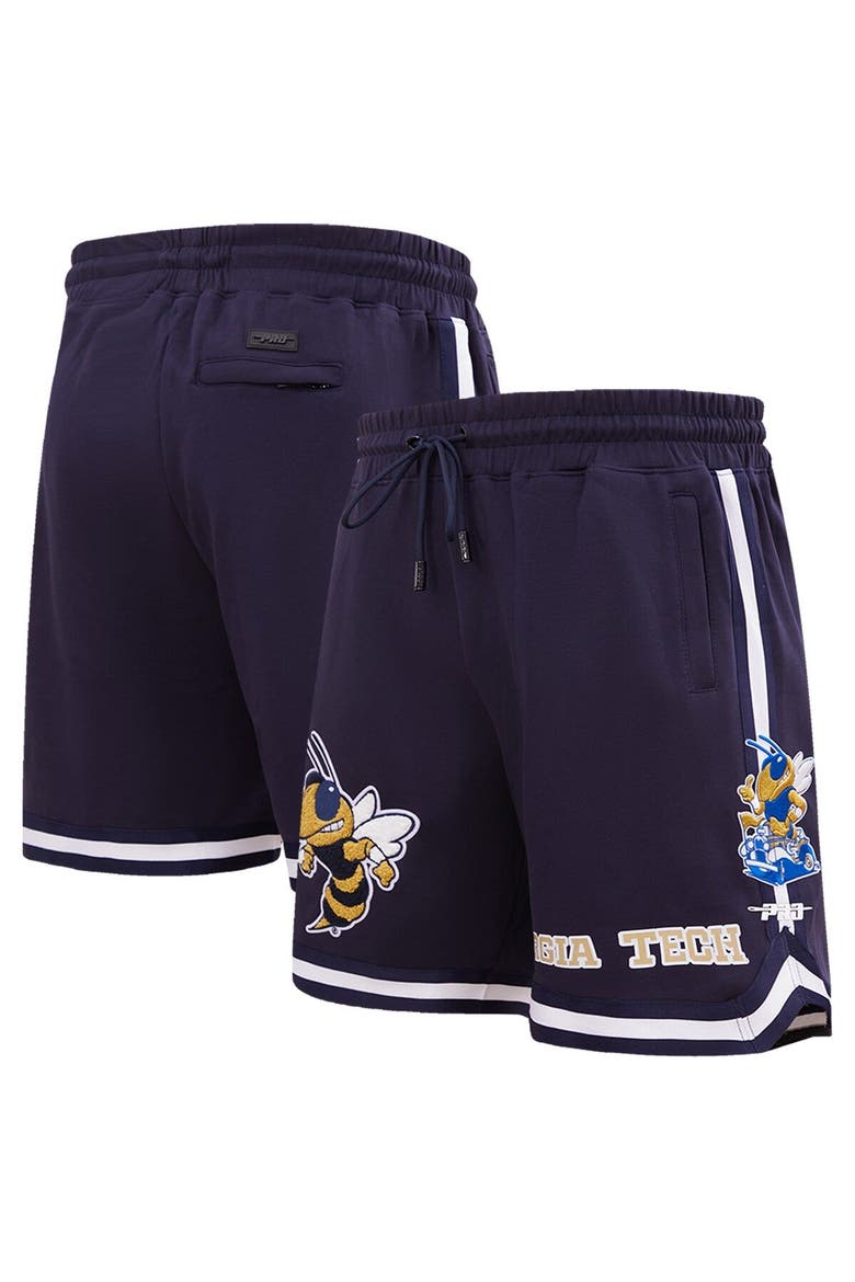 Men's Pro Standard Navy Georgia Tech Yellow Jackets Classic Shorts, Main, color, Navy
