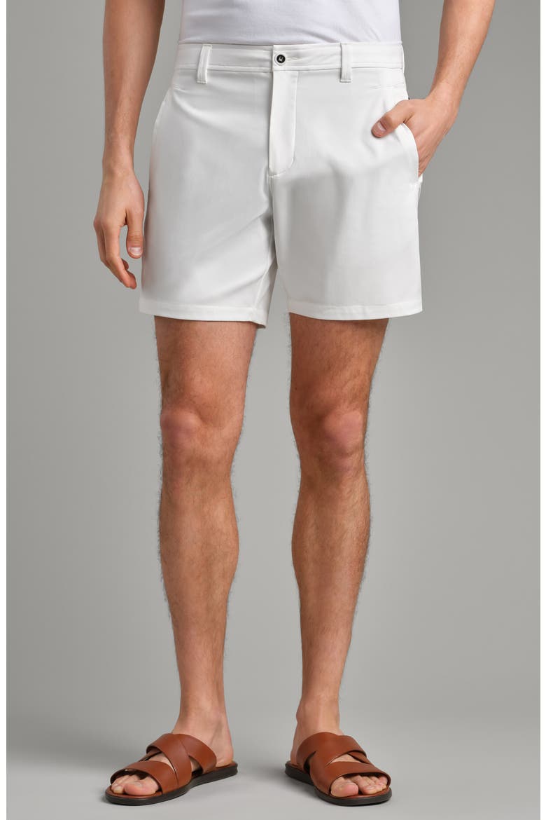 Nomad 7-Inch Tech Chino Shorts, Main, color, WHITE ONYX
