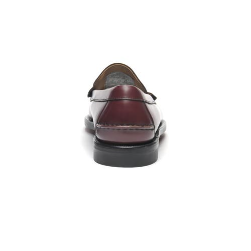 Sebago Classic Will Tassel Loafers In Burgundy