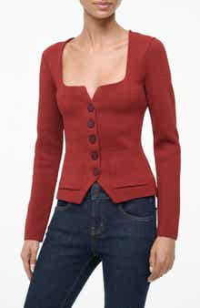 STAUD Rachela Knit Top