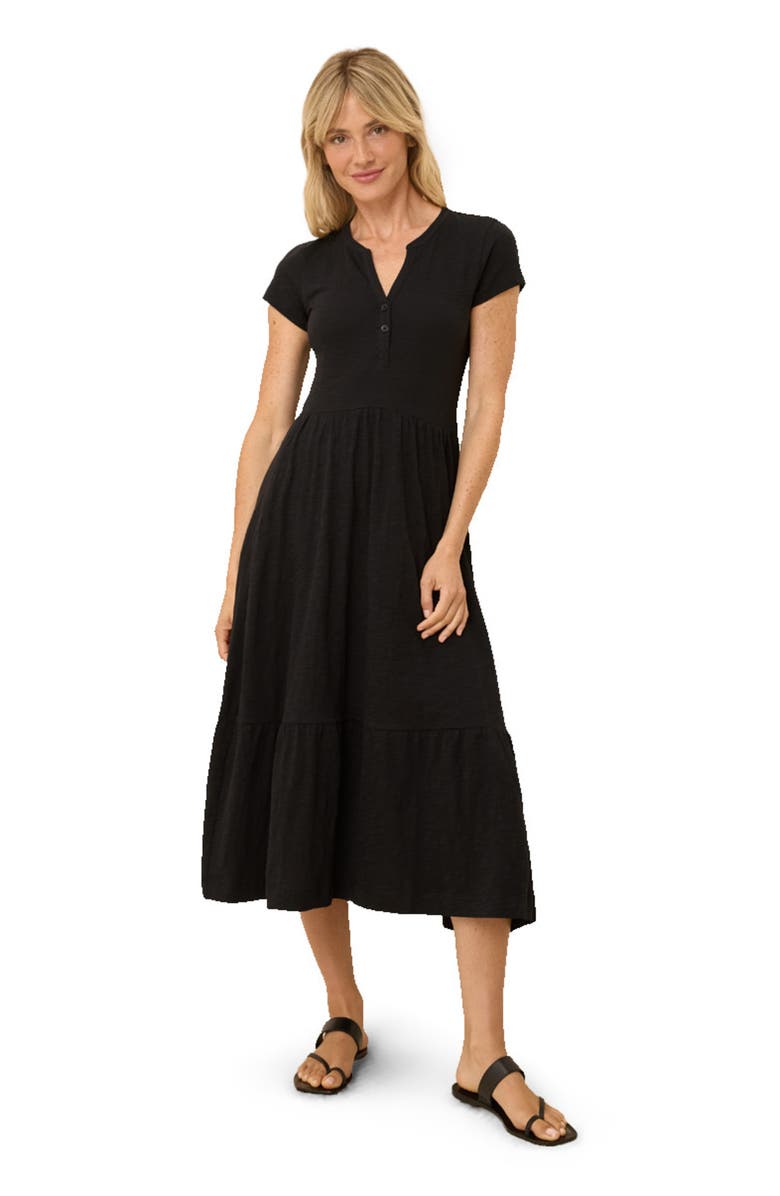 Pact Organic Cotton Relaxed Slub Henley Market Dress, Main, color,