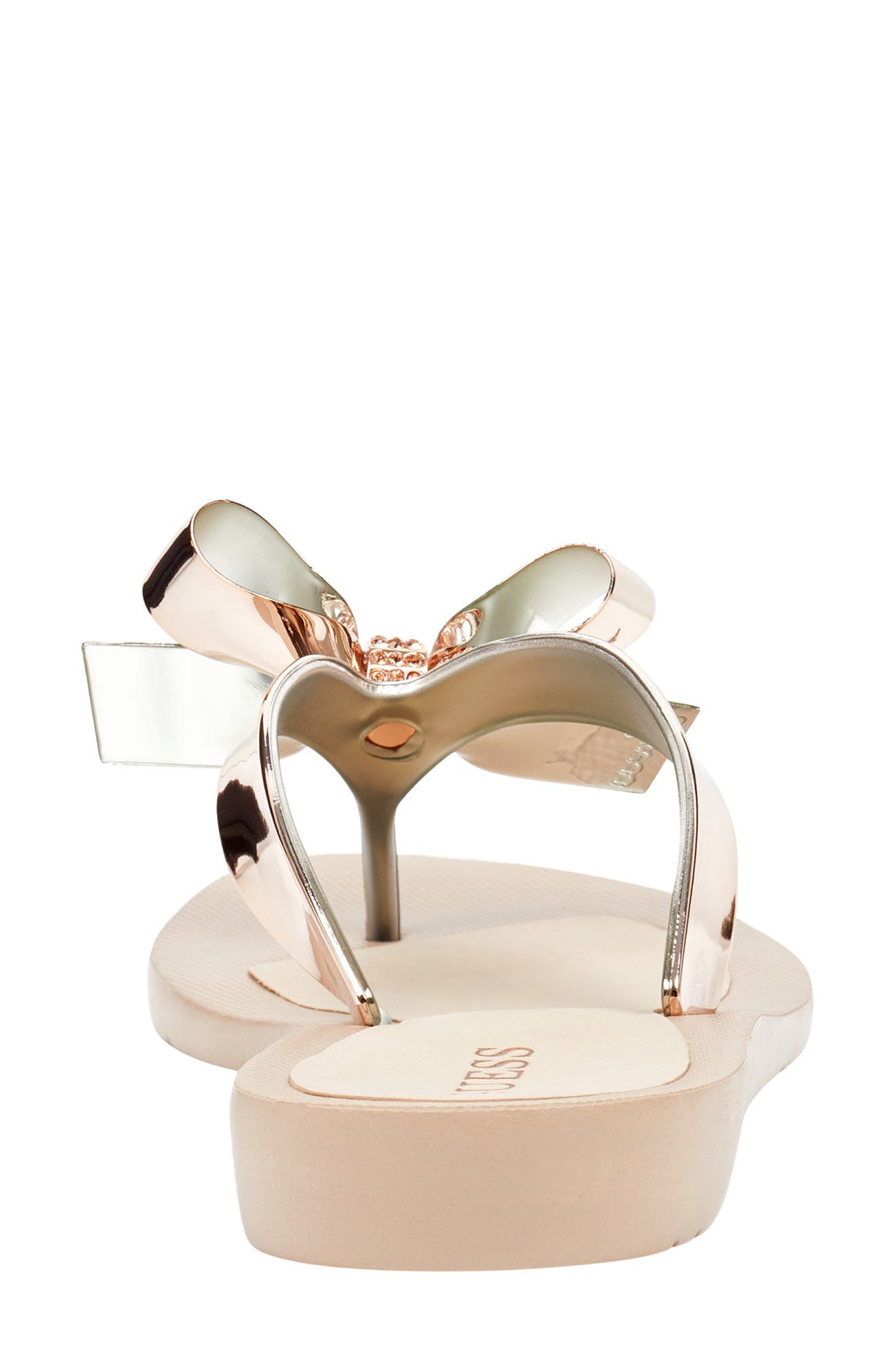 GUESS Tutu Flip Flop, Alternate, color, Gold