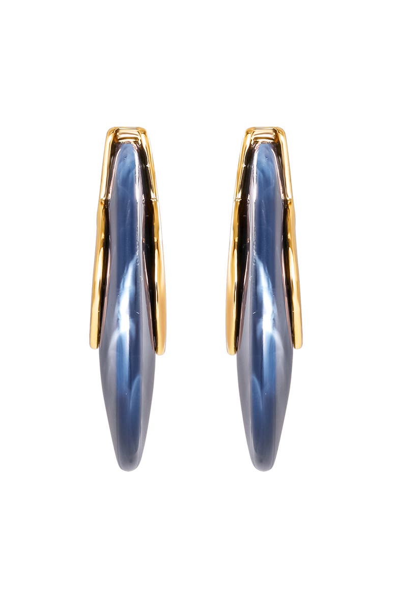 Blue Drop Earrings for Women, Gold-Tone Statement Earrings, Alternate, color, Blue