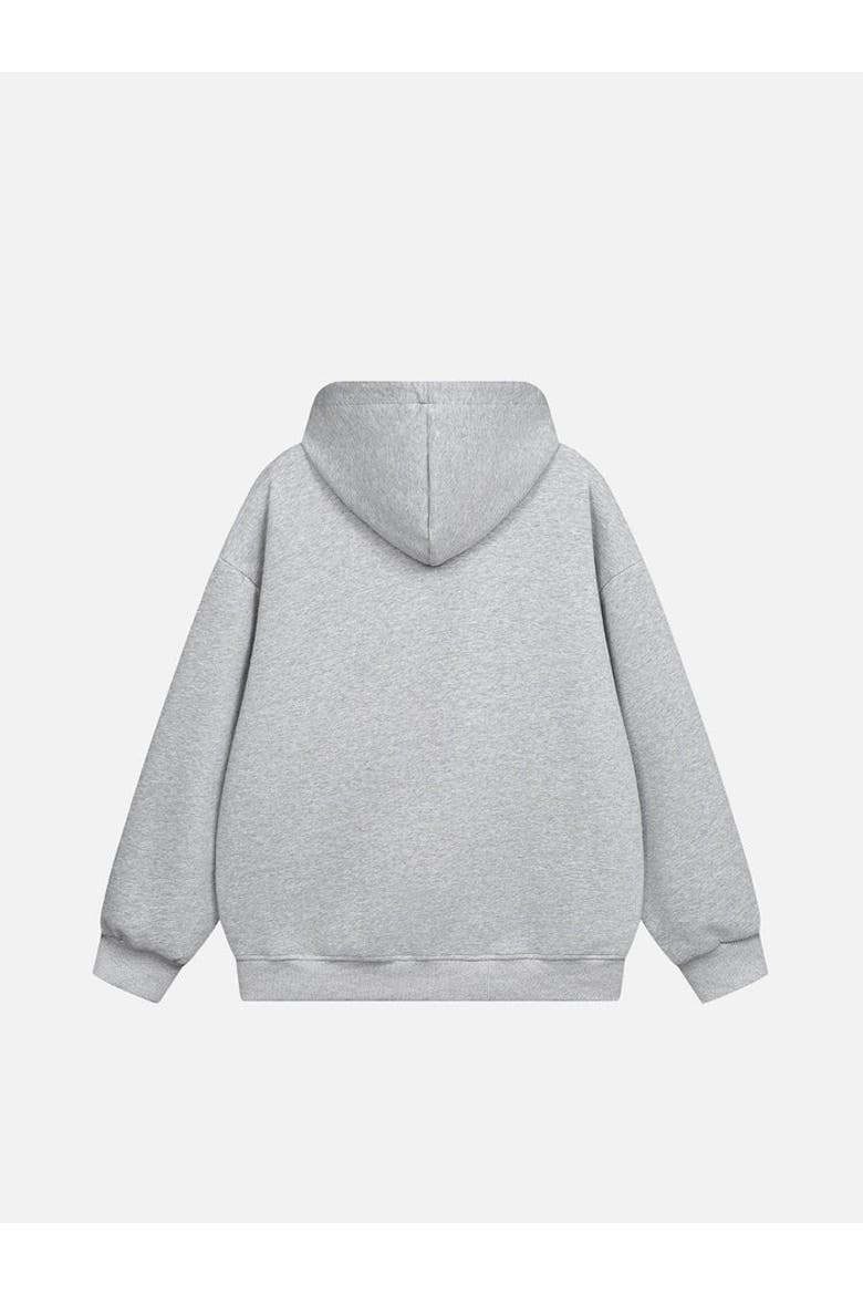 Cartoon Dachshund Hoodie, Alternate, color, Grey