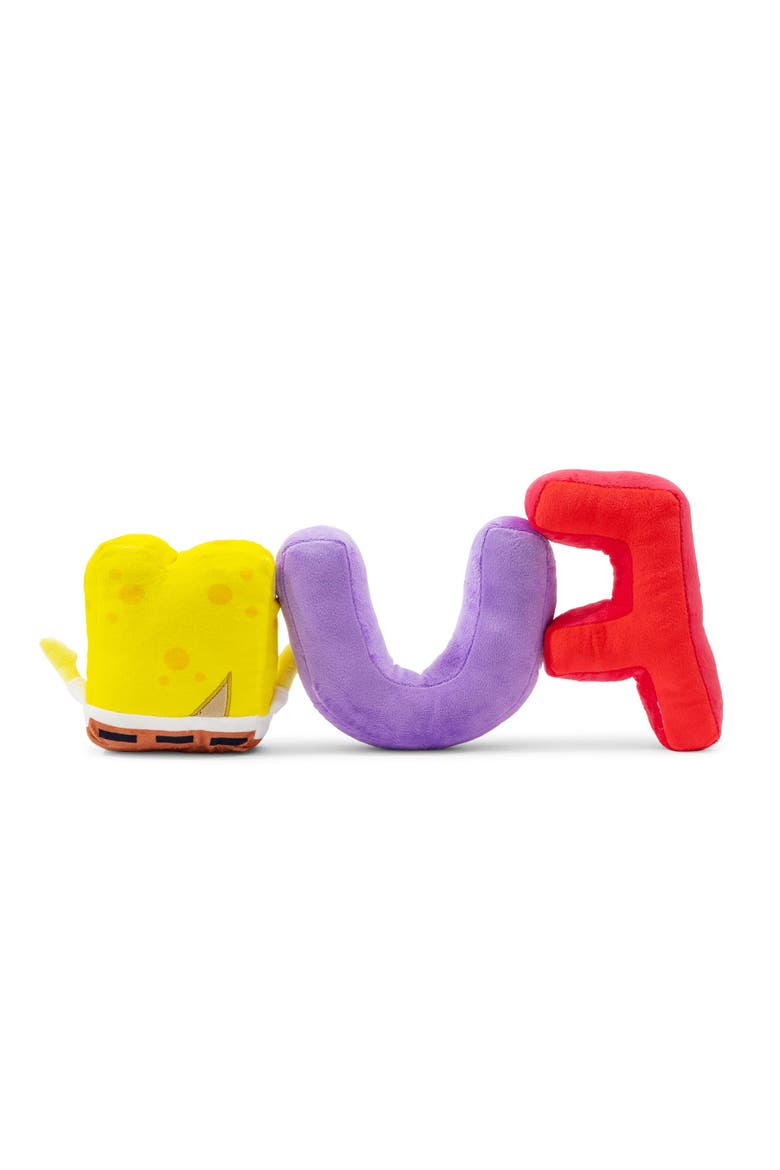 Nickelodeon SpongeBob SquarePants "FUN" 10-Inch Plush, Alternate, color, Yellow