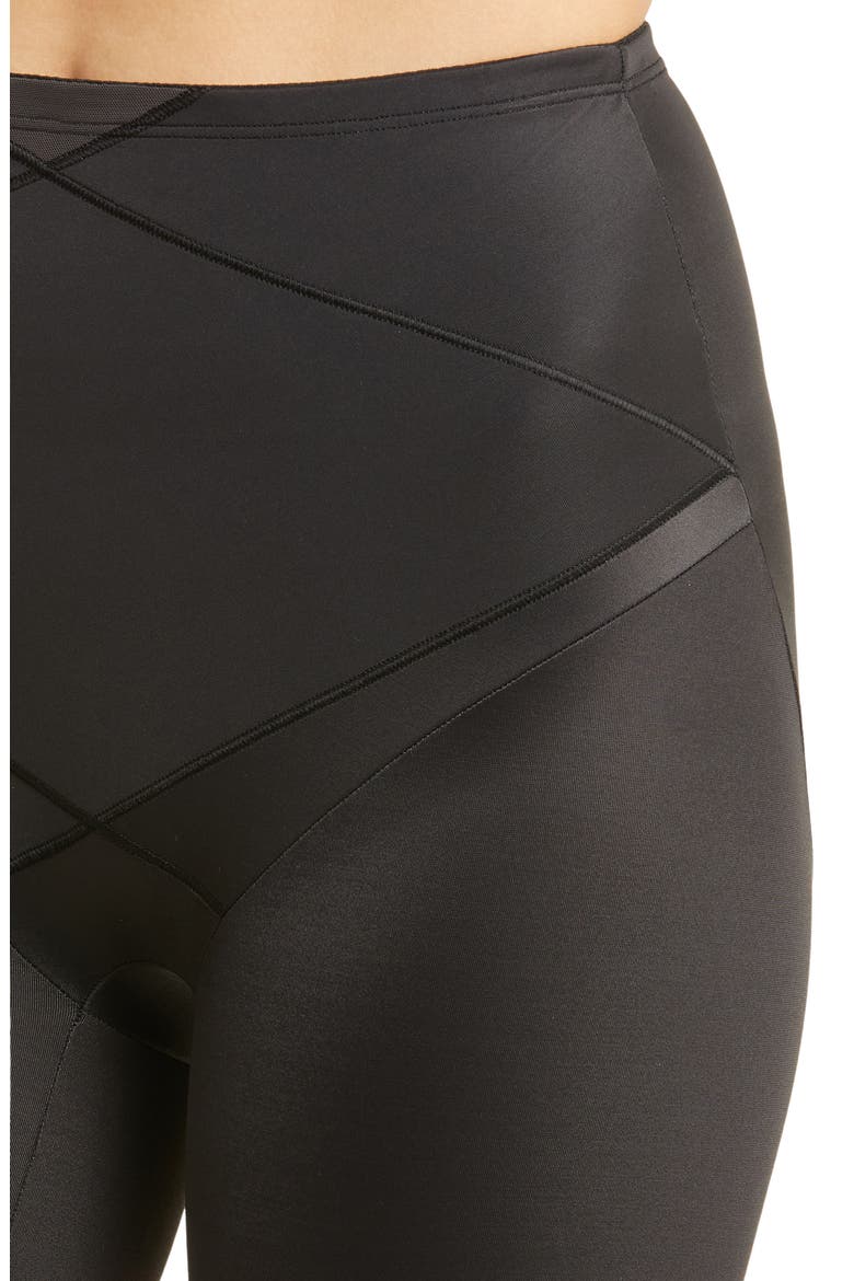 Tummy Tuck Waistline Bike Shorts, Alternate, color, BLACK