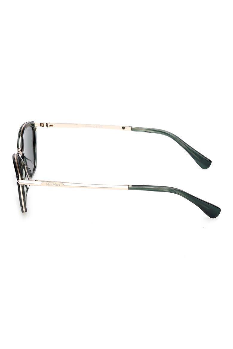 Miller 54mm Round Sunglasses, Alternate, color, STRIPED EMERALD/ GOLD