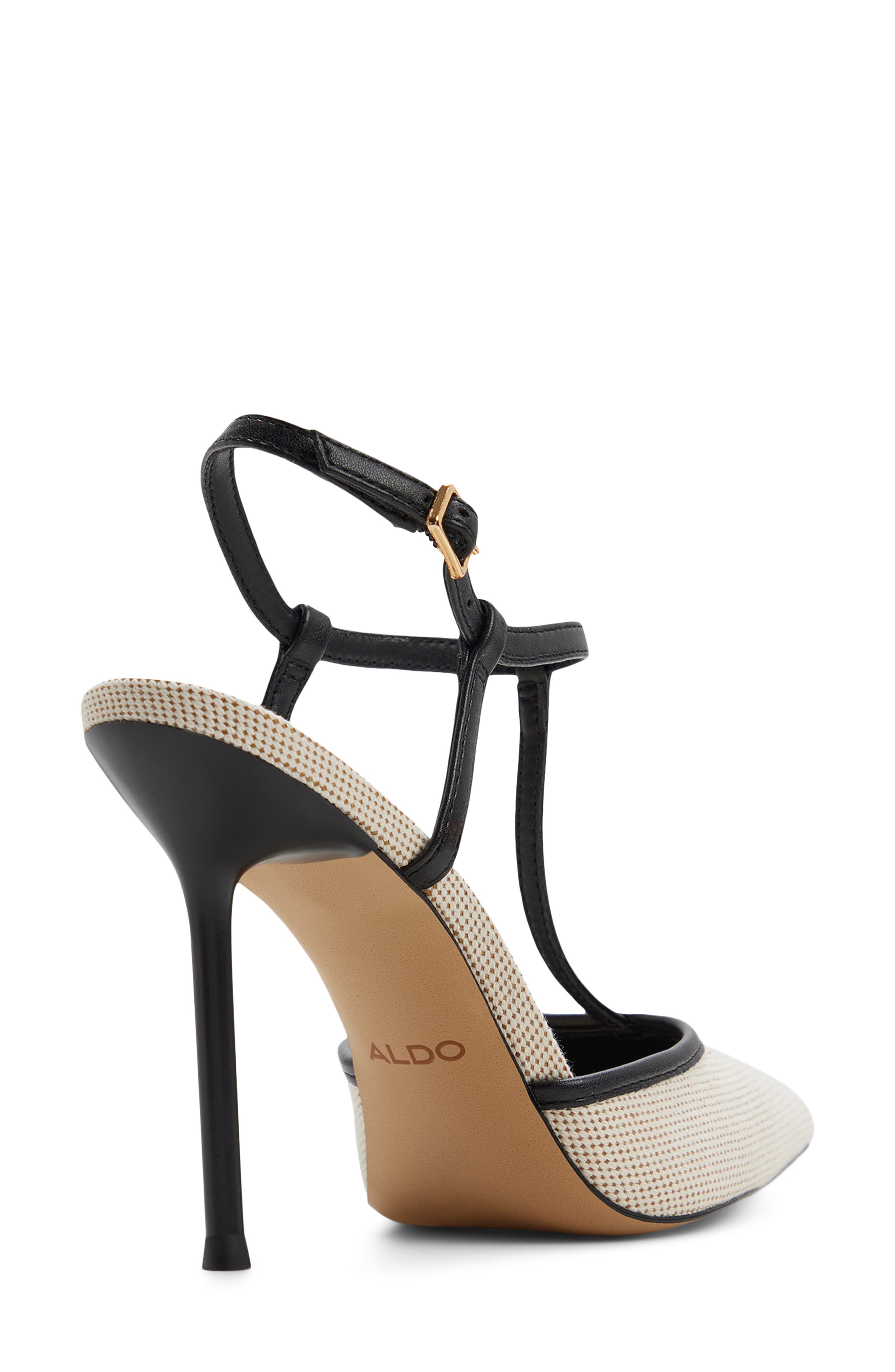 Leonna T-Strap Pump, Alternate, color, BEIGE COMBO