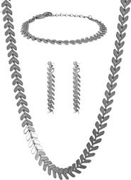 Bearfruit Jewelry Elara Chevron Jewelry Set Trendy Statement Collection