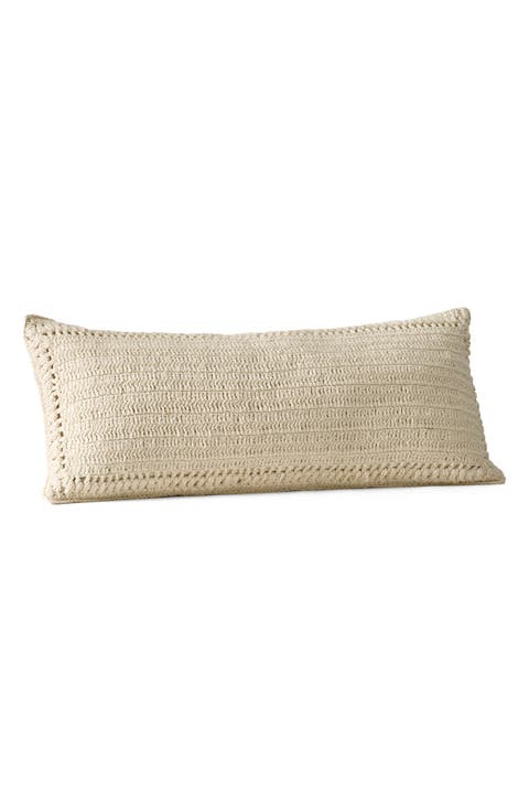 Summer Crochet Decorative Pillow
