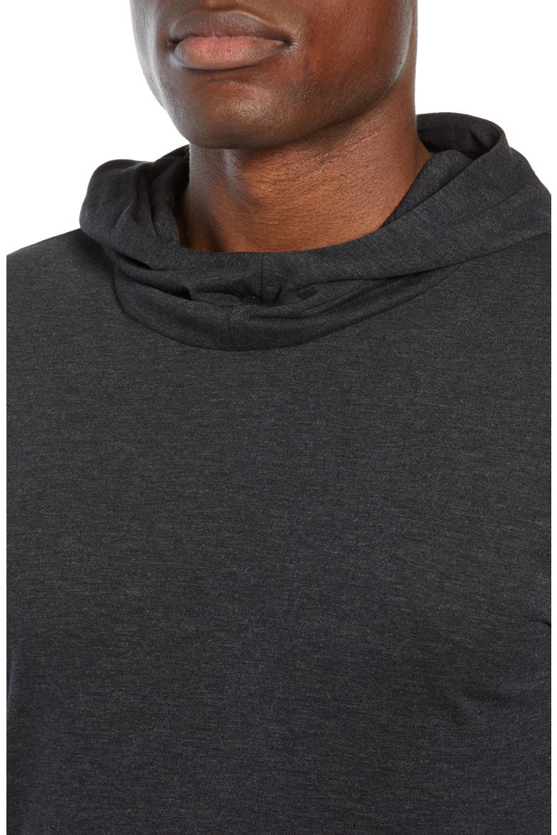 2-in-1 Pullover Hoodie, Alternate, color, CHARCOAL BLACK TRIBLEND