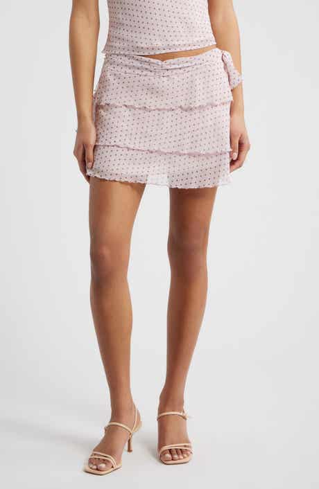 Emma Tie Waist Ruffle Tier Skirt