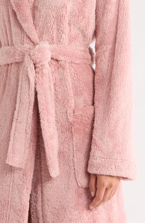 Ugg(r) Aarti Faux Shearling Hooded Robe In Purple