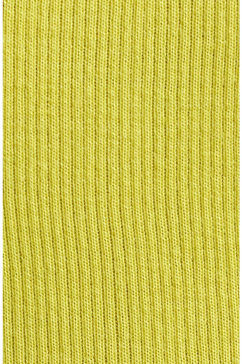 Merritt Merino Wool & Silk Peplum Turtleneck, Alternate, color, YELLOW