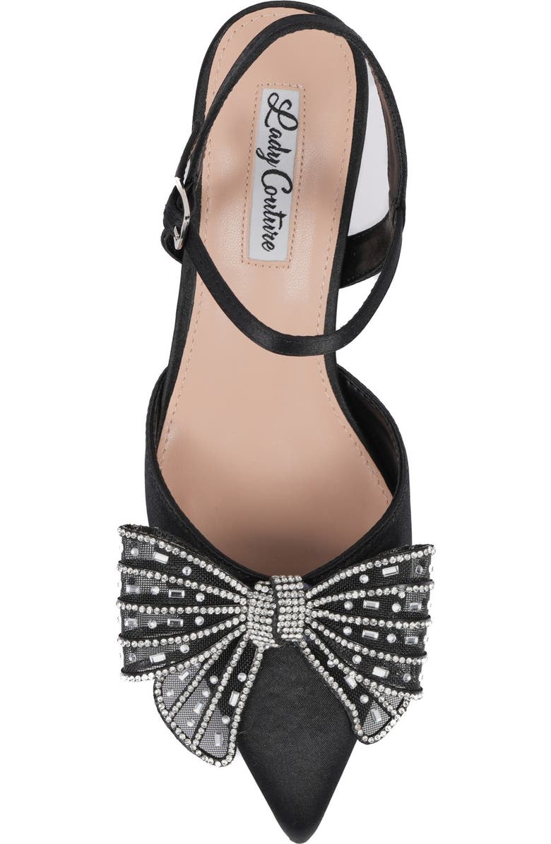 LADY COUTURE Leslie Pointed Toe Pump, Alternate, color, Black