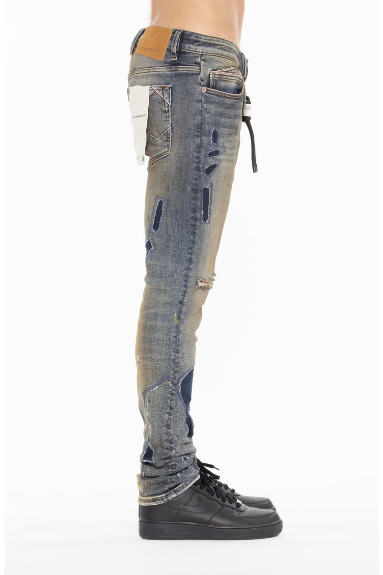 Punk Ripped Super Skinny 601 Jeans, Alternate, color, IVY