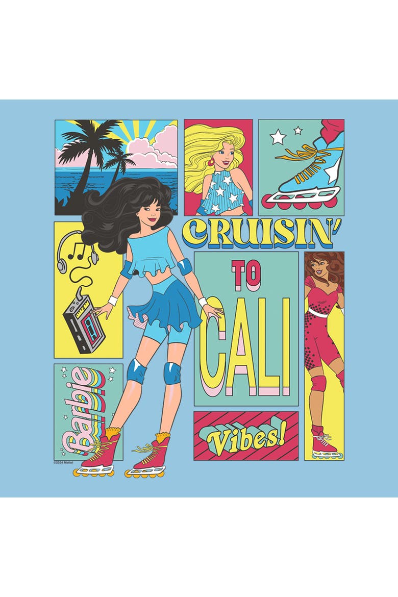 Boys' Cruisin to Cali Vibes T-Shirt, Alternate, color, Light Blue