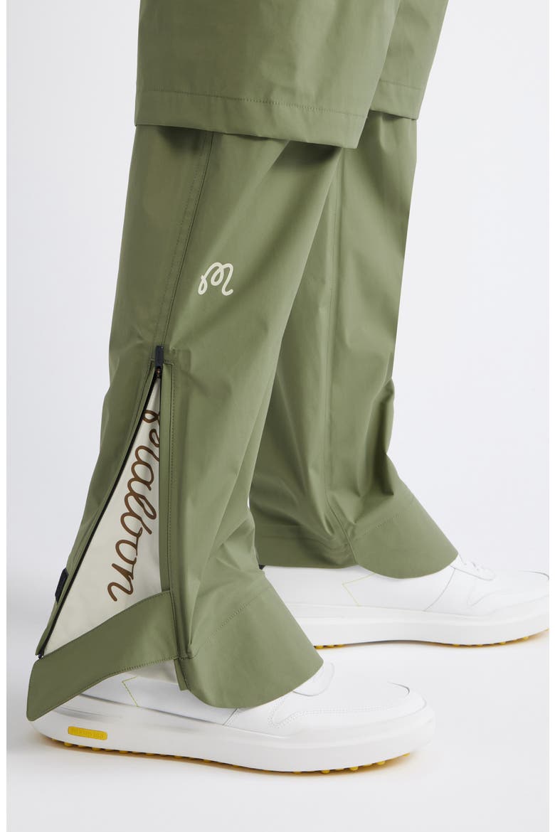Flint Foraging Rain Pants, Alternate, color, OLIVINE
