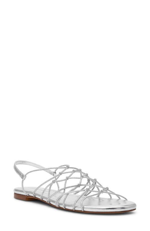 Steve Madden Libra Slingback Sandal In Silver