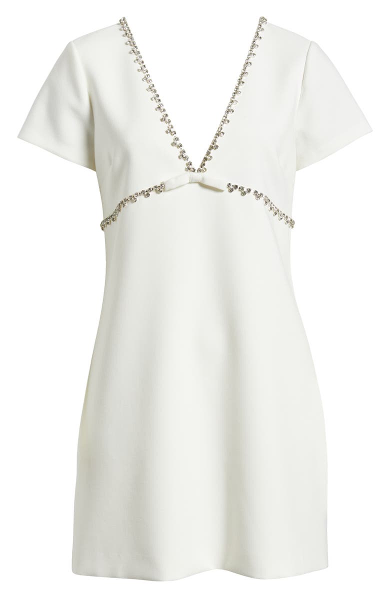 LIKELY Jessica Crystal Detail Cocktail Minidress, Alternate, color, White