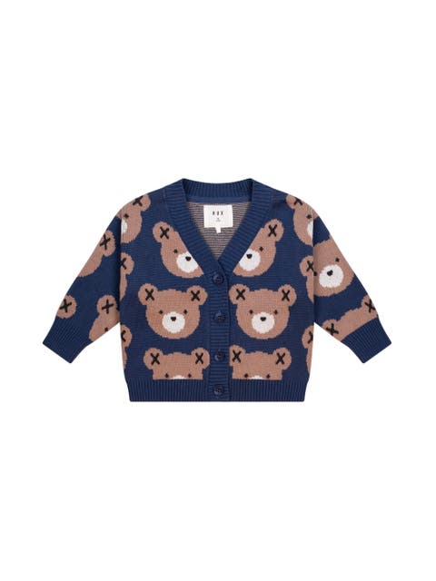 Huxbear Knit Cardi Navy (Toddler, Little Kid, Big Kid)