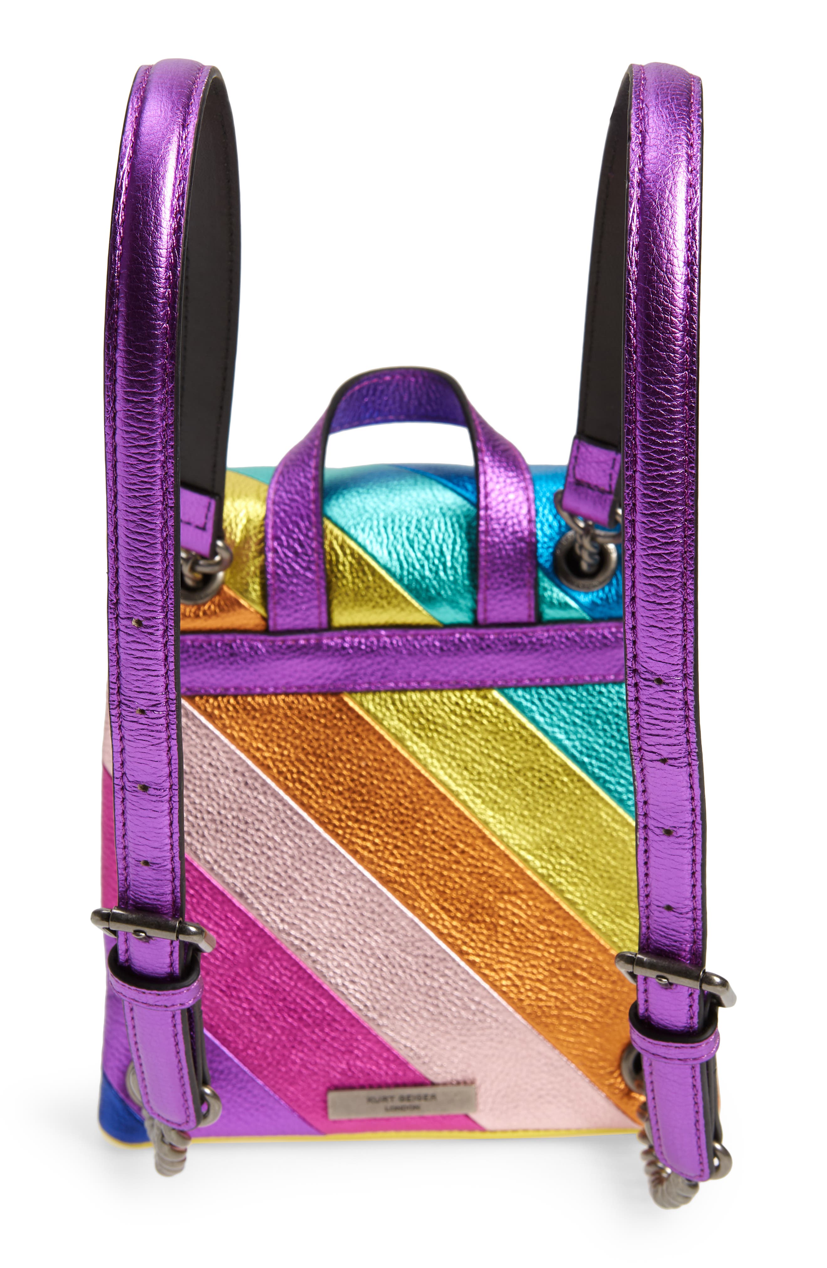 Kurt Geiger London Small Kensington Leather Backpack, Alternate, color, 