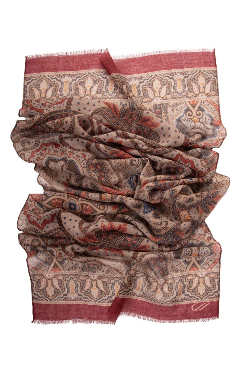 Elizabetta Uffizi - Wool Scarf, Alternate, color, Travertine Beige